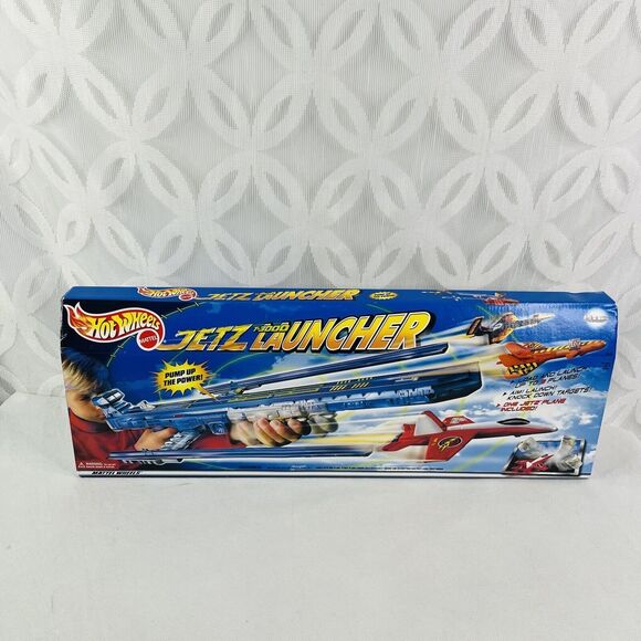 Mattel 1999 Hot Wheels Jetz Launcher T-3000 HWA Air Power Pump Indoor/Outdoor - Picture 2 of 8